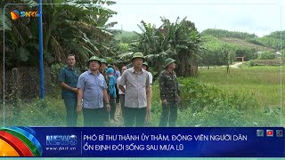 PHÓ BÍ THƯ THÀNH ỦY THĂM, ĐỘNG VIÊN NGƯỜI DÂN ỔN ĐỊNH ĐỜI SỐNG SAU MƯA LŨ