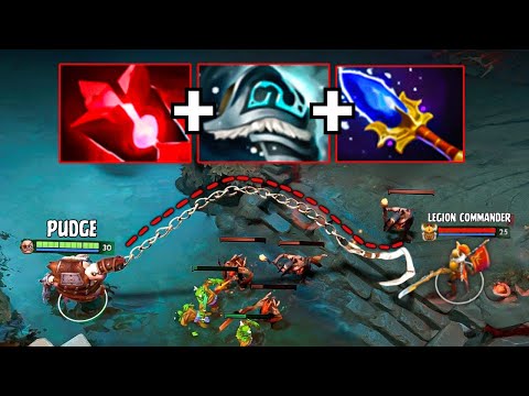 RainBoss Burning Build 🔥🔥🔥 Bloodstone + Shiva + Scepter Build 🔥🔥🔥 Pudge Dota 2