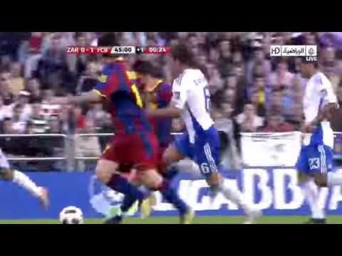 Lionel Messi vs Real Zaragoza  2010/2011 gran partido