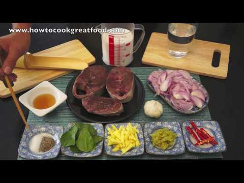 Asian Tuna Steak in Coconut Milk Recipe