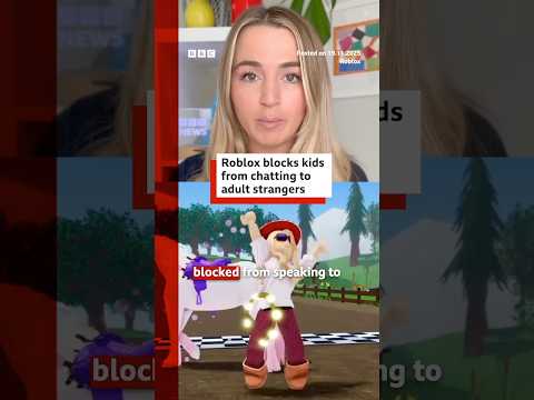 Roblox、子供と大人の会話をブロック。 #Roblox #ゲーム #BBCニュース (Roblox blocks children from speaking to adults. #Roblox #Gaming #BBCNews)