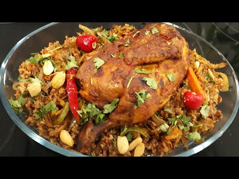 HASSAWI RICE RECIPE ( Red Rice ) Arabic Food