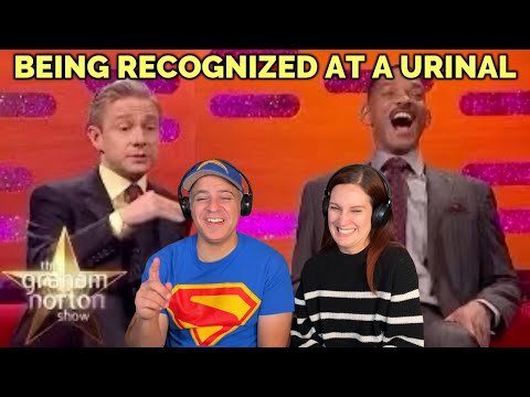 The Graham Norton Show - Martin Freeman Hates Being Recognized at the Urinals REACTION