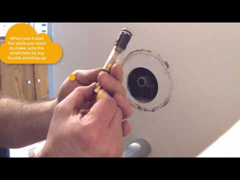 How to install Moen 1225 & 1225b Shower Cartridge.