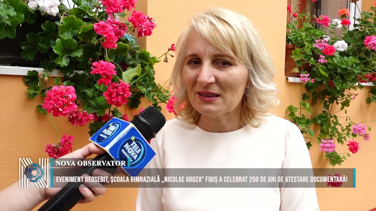 Eveniment deosebit, Școala Gimnazială „Nicolae Groza” Fibiș a celebrat 250 de ani de atestare documentară!