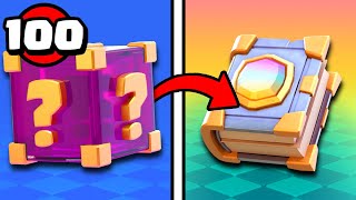 Opening 100 Clash Royale Lucky Drops!