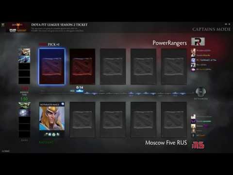Pit League: S2 - Power Rangers vs Moscow 5 - Game 2 DRAFT ONLY
