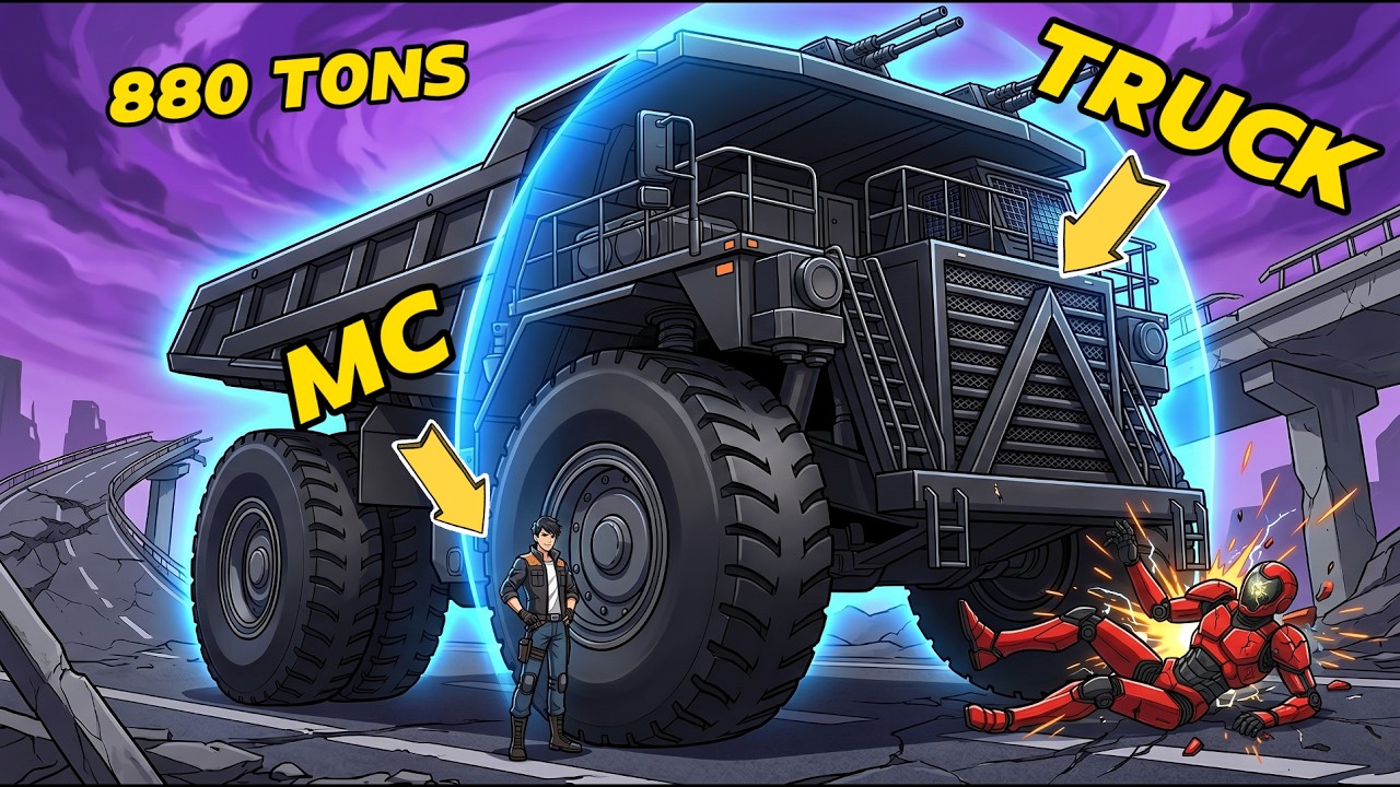 Everyone's Car Became a Mech, So He Bought an 880-Ton Mining Truck Before Doomsday!