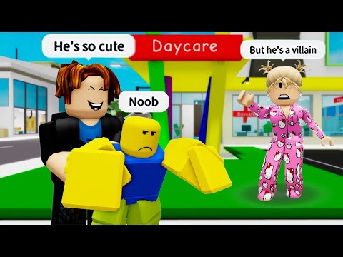 Roblox Brookhaven 🏡 RP - Funny Meme Sketch: BABY NOOB IS A VILLAIN