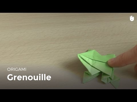 comment construire grenouille en papier