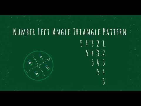 67 Number Left Angle Triangle Pattern Without Any Pre Defined Method Using While Loop In Python