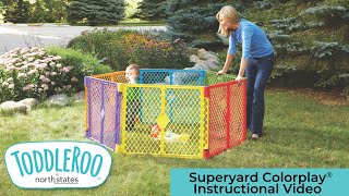 Superyard Colorplay Instructional Video Toddleroo by North States