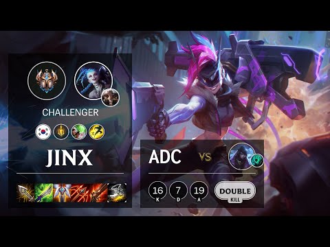 Jinx ADC vs Aphelios - KR Challenger Patch 10.13