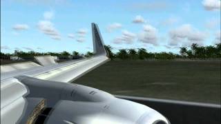 FS2004 -  Arriving at weeze!