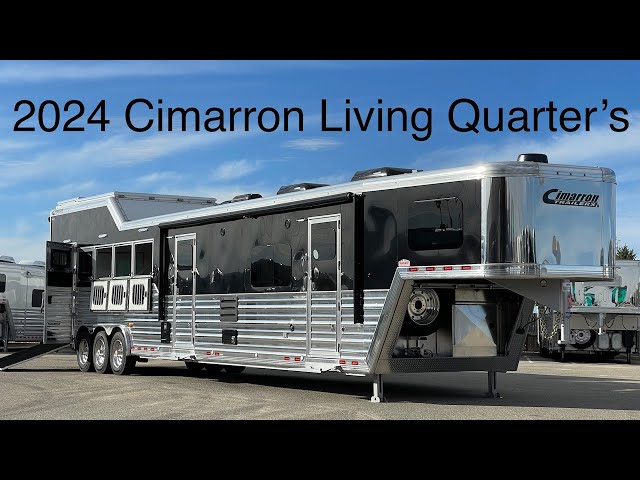 Preview image of 2024 Cimarron Norstar 5 Horse Living Quarters By Outlaw Conversions With Air Ride youtube video
