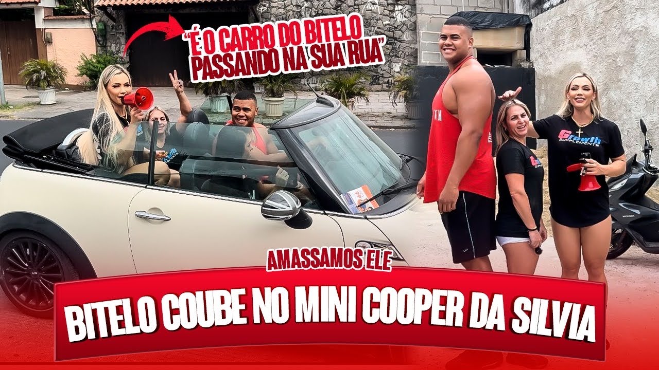 FOI UM SUFOCO PRA ELE ENTRAR NO CARRO | BITELO E VIVI WINKLER