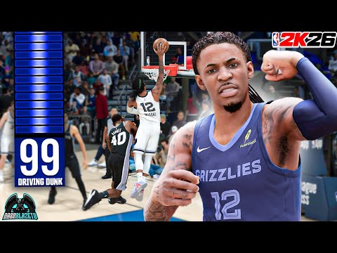 Ja Morant Ran Into A SWEATY Game Play Now Online NBA 2K26!