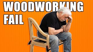 Colin's Woodworking Fail - Wooden Chair Project