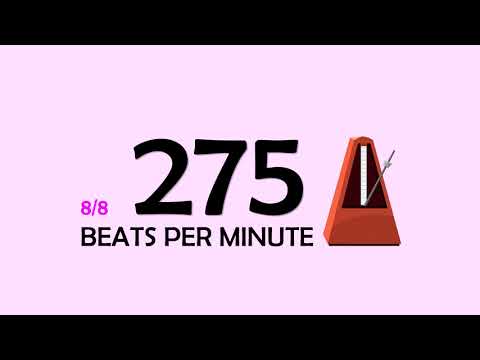 275 BPM 8/8 Metronome