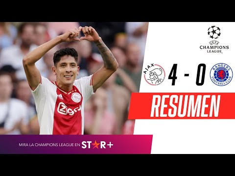 Video: Champions League: El Ajax arrolló al Rangers