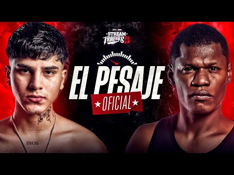 CRISTORATA VS JH DE LA CRUZ - EL PESAJE | STREAM FIGHTERS 4 | WESTCOL