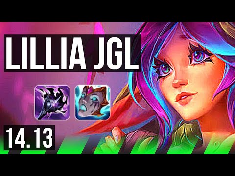 LILLIA vs NIDALEE (JGL) | Rank 3 Lillia, 7/1/5 | JP Challenger | 14.13
