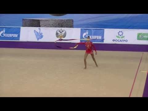 Cebasek Moila (SLO)  ribbon World Cup S-Petersburg 2013 Qual