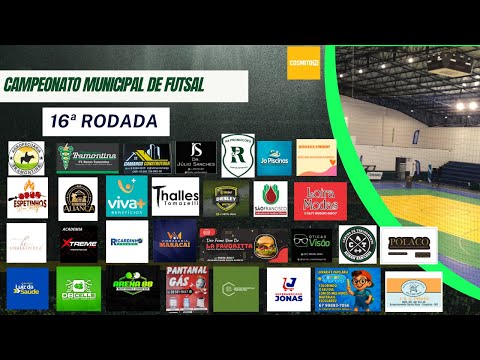 16ª RODADA DO CAMPEONATO MUNICIPAL DE FUTSAL DE ITAQUIRAÍ - AO VIVO E COM IMAGENS