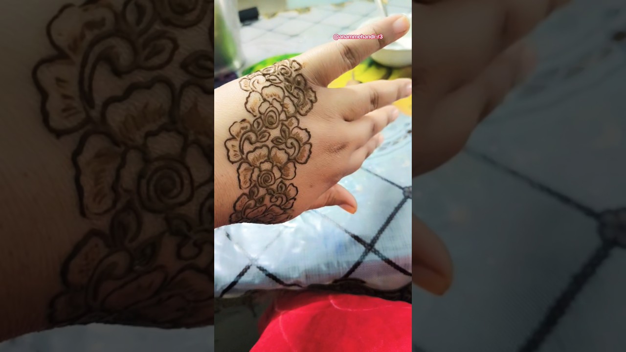 13 August 2026🌿New trending mehandidesign♥️🥀#simple beautiful mehandidesign #henaart#trending hena