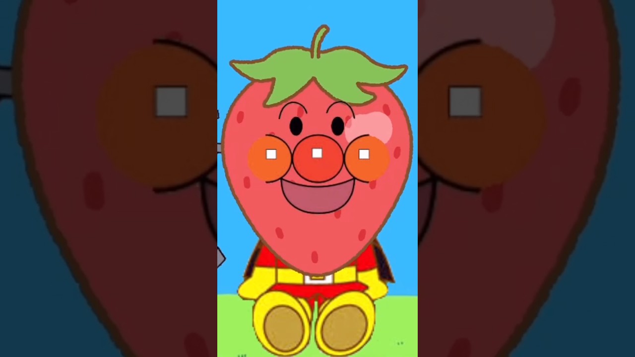 いちごアンパンマン完成♪