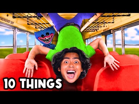 10 THINGS YOU SHOULD NOT DO AT A SCHOOL BUS!!!