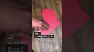 [Therapeutic Activity] Healing Hearts - Activity from a Child Life Specialist