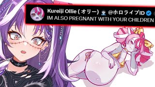 Ollie is pregnant with Michi children