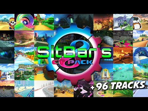 +96 NEW CUSTOM TRACKS For Mario Kart 8 Deluxe (SitBar's CT Pack)