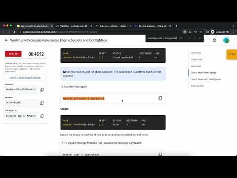 App Dev Deploying the Application into Kubernetes Engine Python GSP188