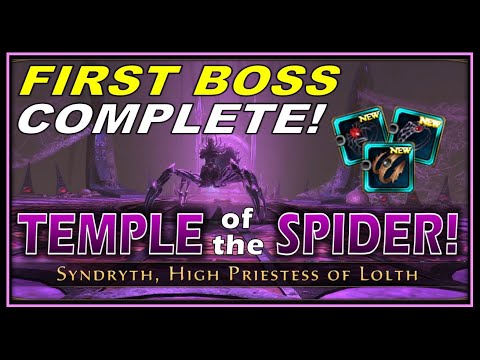FIRST BOSS: "NEW" Temple of the Spider (MASTER) Dungeon COMPLETE!| Rogue Dps pov - Neverwinter M24