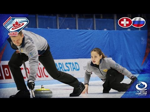 Switzerland v Russia - Round-robin - World Mixed Doubles Curling Championship 2017