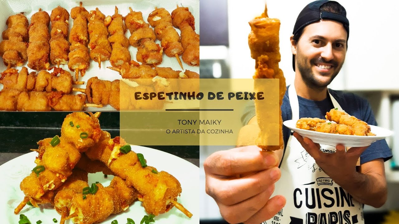 ESPETINHO DE PEIXE #food #comida #restaurante #delicious #empreendedorismo #receitas #receita