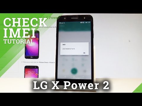How to Check IMEI and Serial Number in LG X Power 2 |HardReset.Info