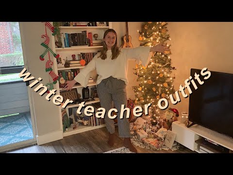 teacher outfits of the week | winter work outfits