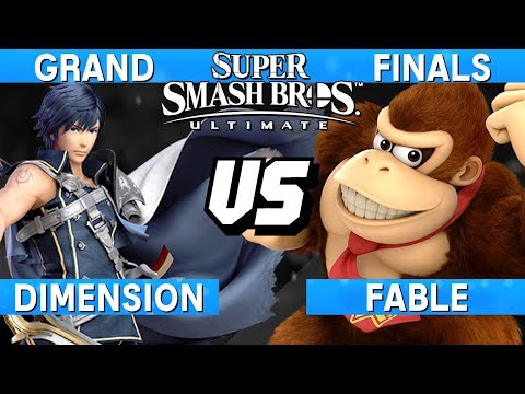 Smash Ultimate Tournament Grand Finals - Fable (Donkey Kong) vs Dimension (Chrom) - S@LT 168