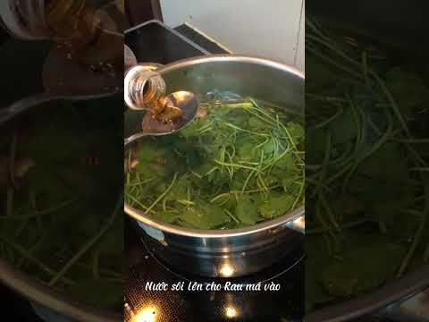 Buổi chiều nhẹ nhàng với canh rau má / món ngon nhà làm/Gentle afternoon with gotu kola soup