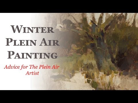 Thumbnail of Artist in the Landscape - Winter Plein Air Painting 2018