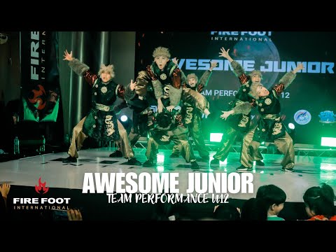 ทีม AWESOME JUNIOR | 1st Place Team Performance รุ่น U12 | Fire Foot International 2025
