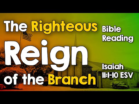 The Righteous Reign of the Branch ~ Isaiah 11:1-10 ~ Bible Reading