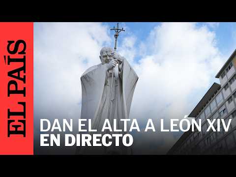 DIRECTO | El Papa sale del hospital, cuatro días después de su operación de pulmón | EL PAÍS