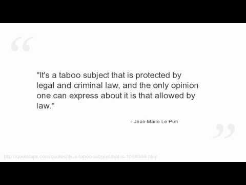 Jean-Marie Le Pen Quotes