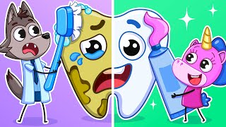 Download lagu Brush Your Teeth! | Visit to the Dentist & Healthy Habits for Kids 🦷😊 | Teeny Mimi🦄 mp3