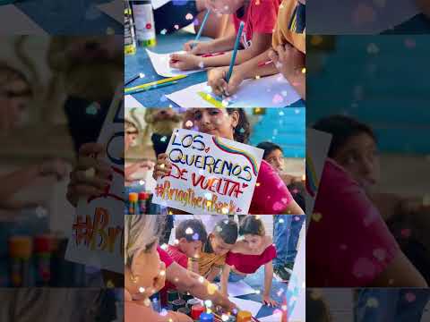 Niños de Nueva Esparta participan en Jornada de Dibujos mensajes de Solidaridad a Maduro y Cilia