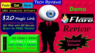 💲Flare Review, Bonuses, Demo: 💲World’s only NO Selling Income System |